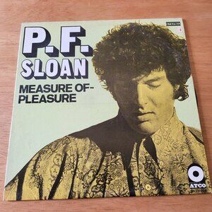 P.F. Sloan Measure Of-Pleasure Vinyl LP 1968 ATCO Records SD 33-268 LPA